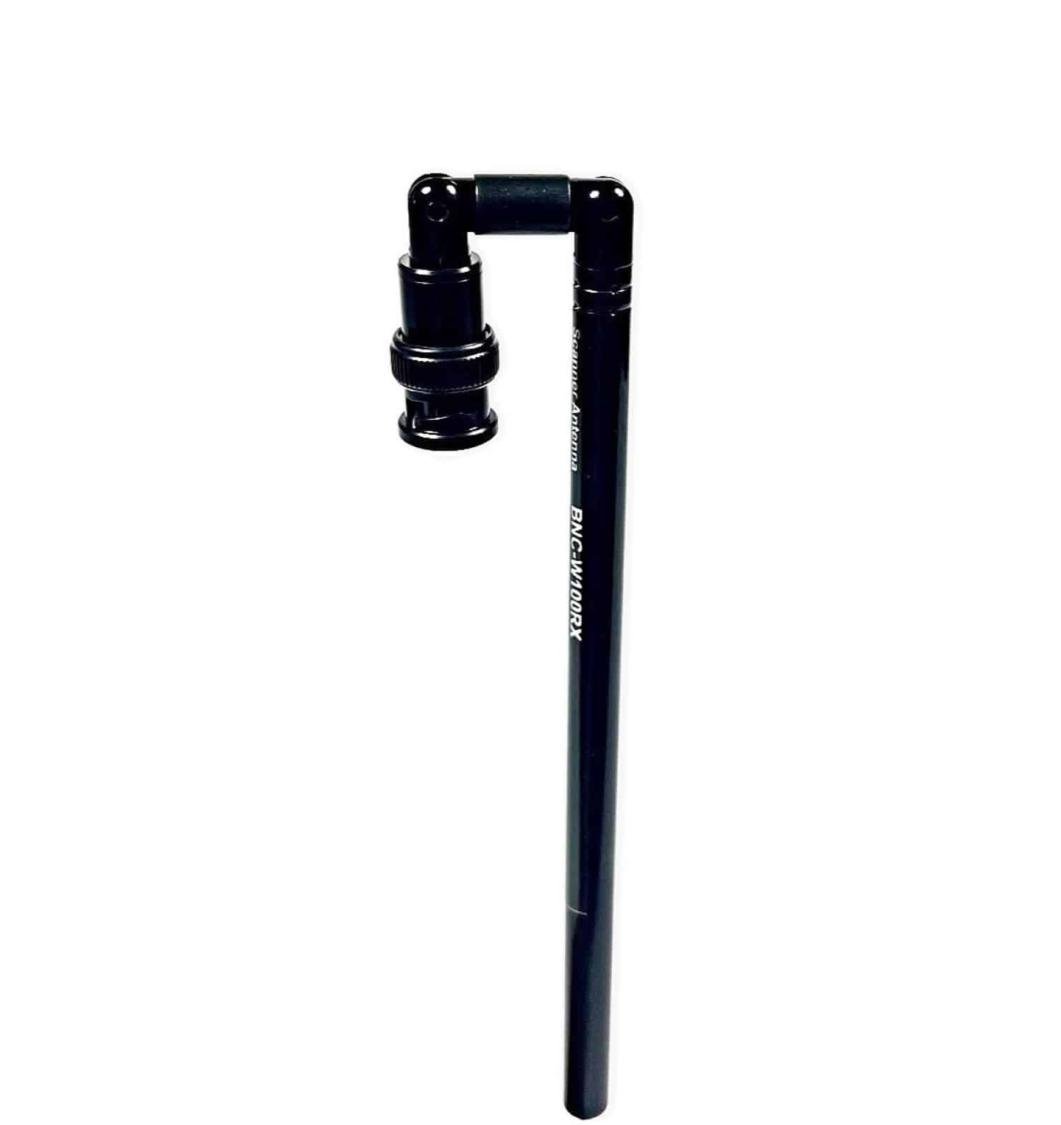 Comet BNC-W100RX Antenna Portatile Scanner 25-1300MHz, Telescopica 40" Con Doppia Cerniera Pieghevole – Connettore BNC Maschio