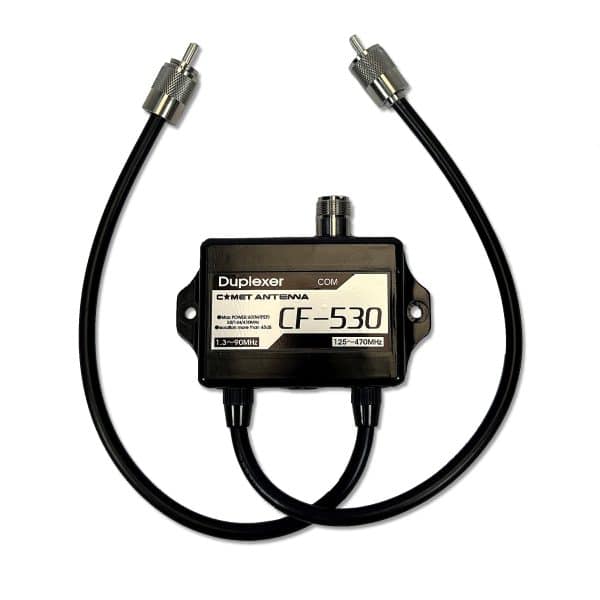 Comet - CF-530 - 1.3-90MHz-125-470MHz Duplexer w-Leads